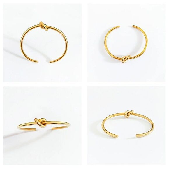 Gold Knot Bracelet  - Picture 2 of 14